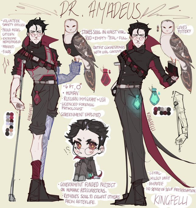 Ref Sheets: Starts at $150